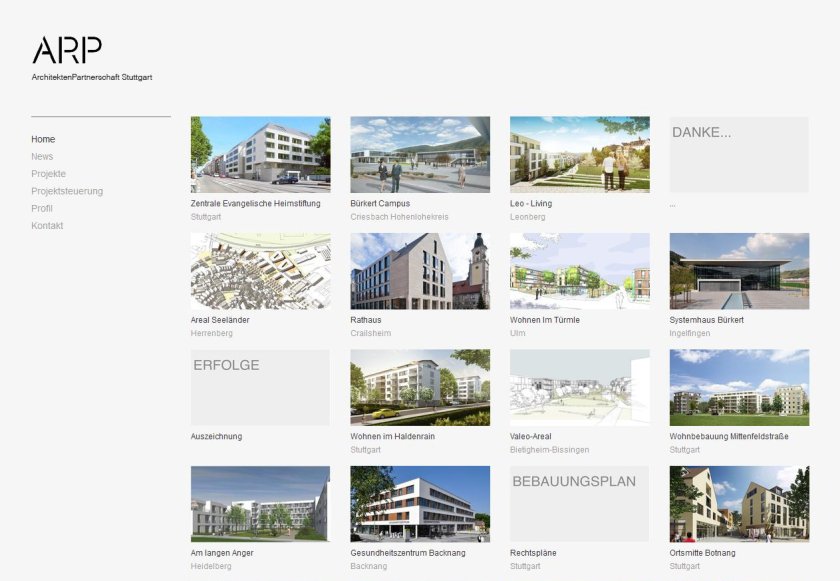 ARP Website FUF Internetagentur