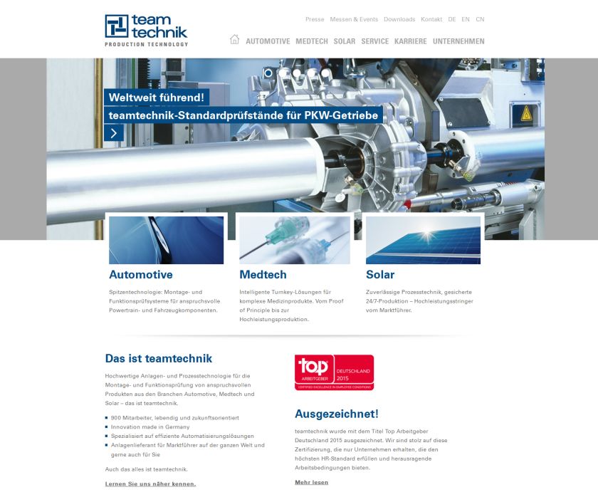 Team Technik FUF Webentwicklung
