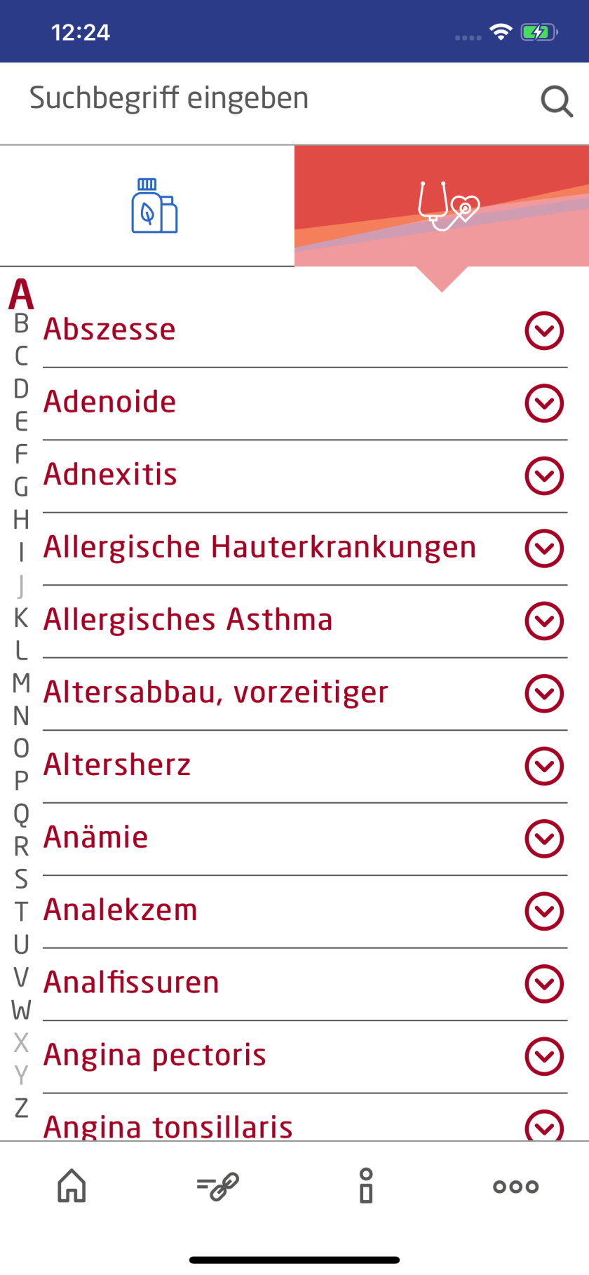 Weleda Symptome